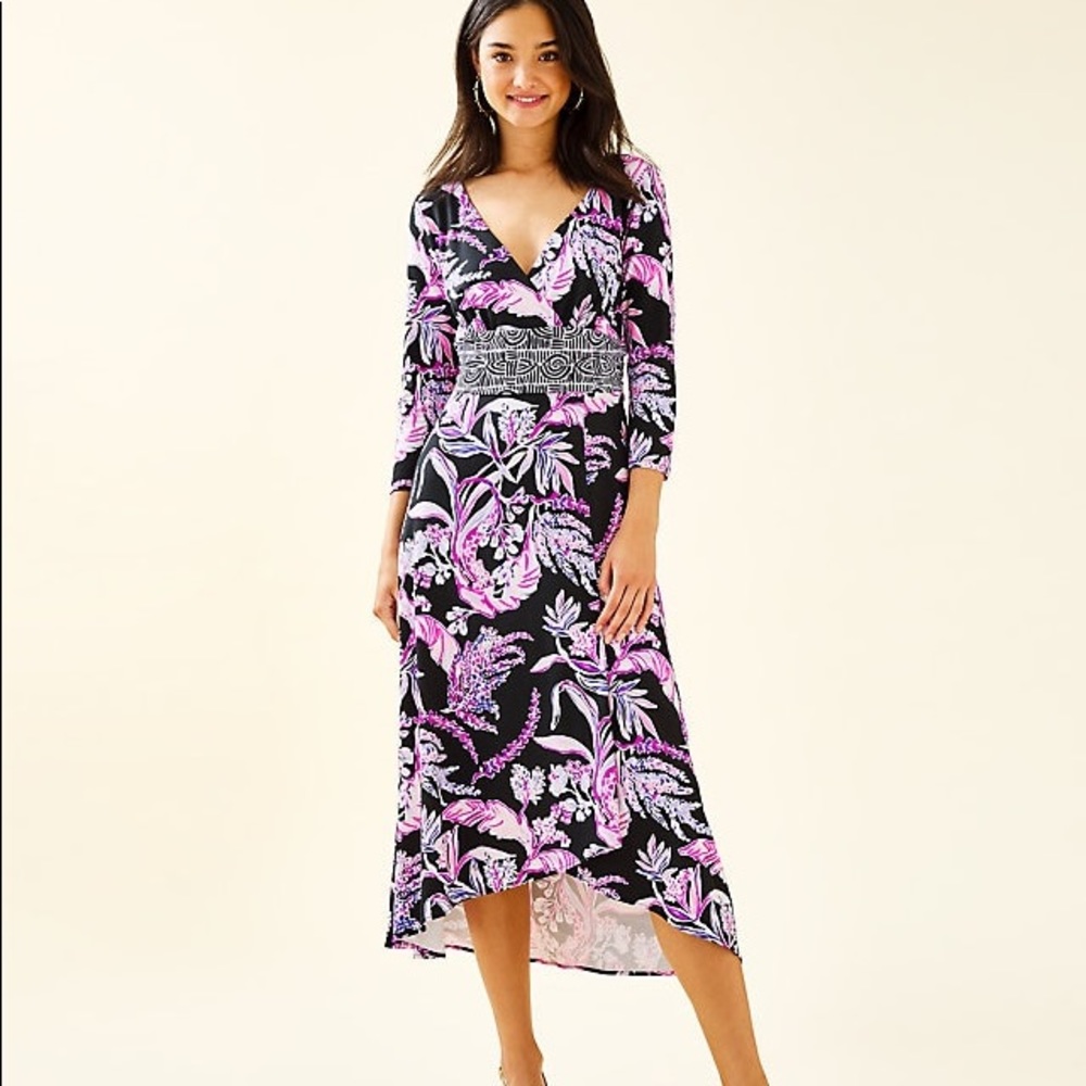 Lilly Pulitzer Fleuris Midi Maxi Dress